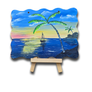 Sunset Seascape Triangle